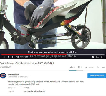 NIEUW! Space Scooter instructie video's